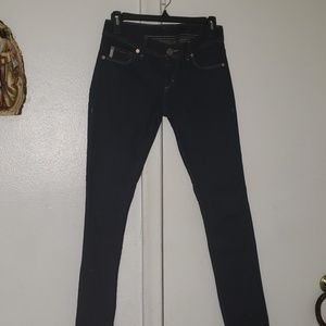 Armani skinny dark wash jeans